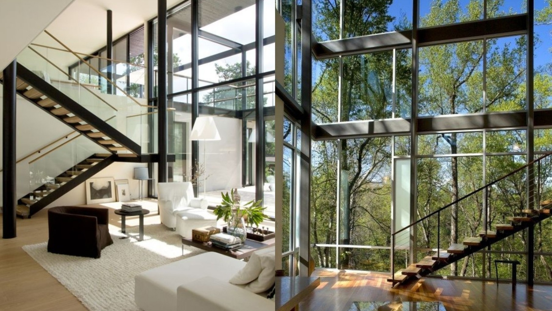 Fachadas de doble altura: la opción para generar espacios iluminados y con excelentes vistas al exterior